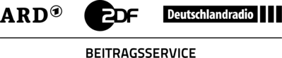 ard zdf deutschlandradio beitragsservice logo